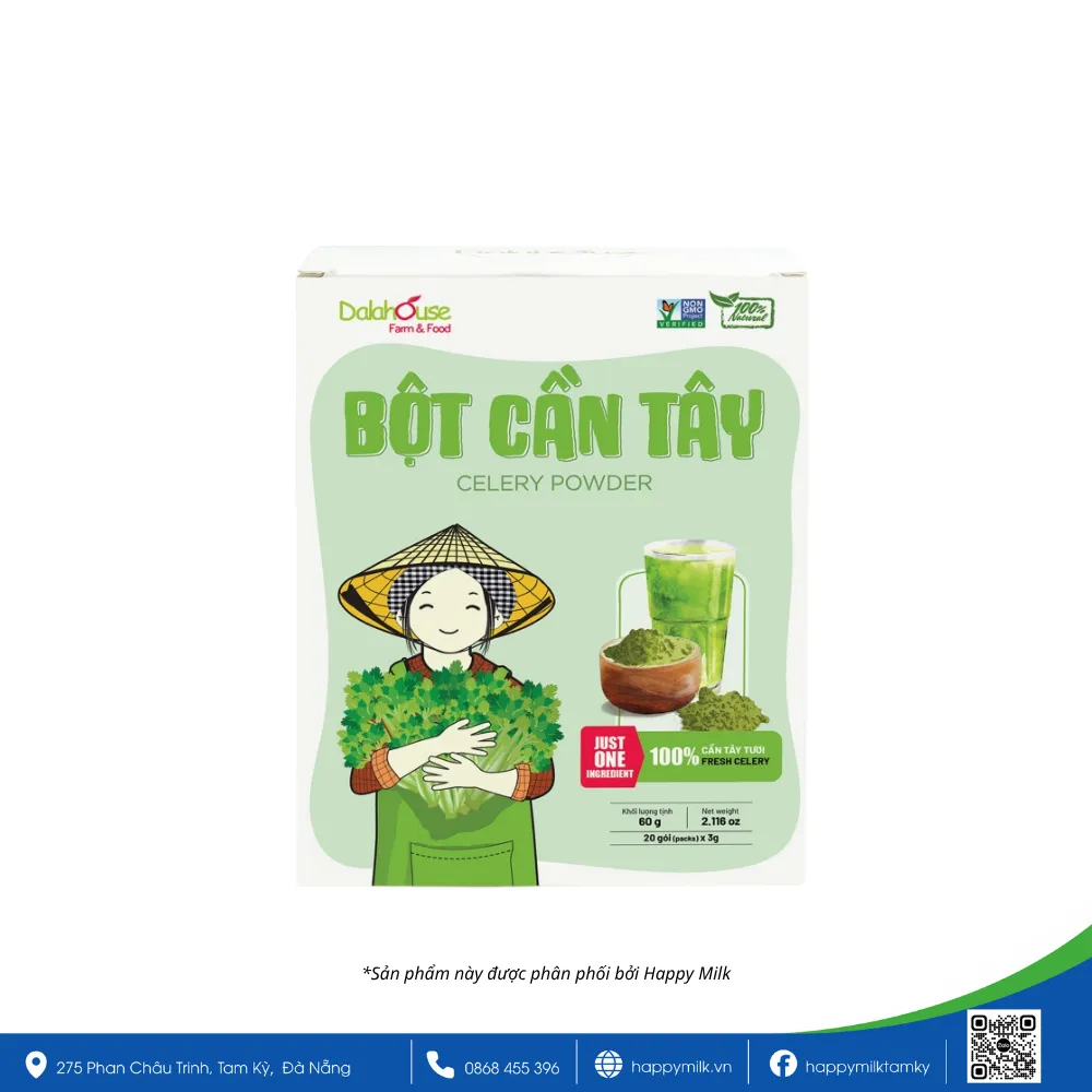 Celery powder - Box of 20 packs of 3g